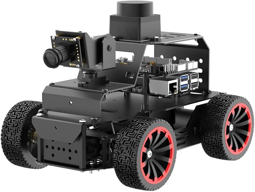 Amazon | ロボットカー Raspberry Pi 5 ROS2 用、プログラム可能